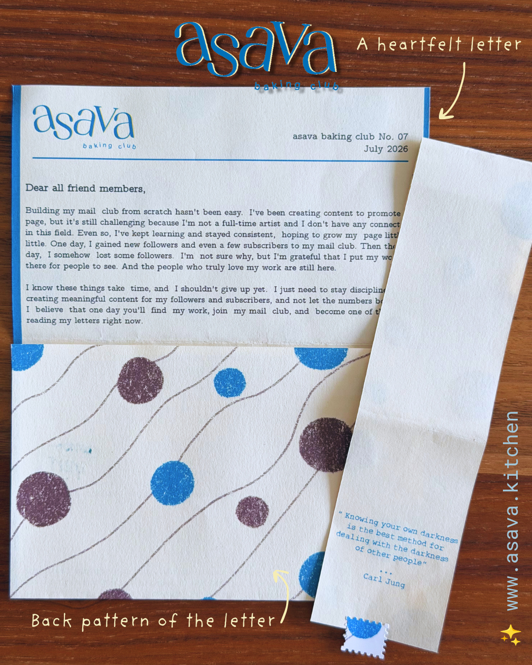 Asava Baking Club No.07 - July 2026