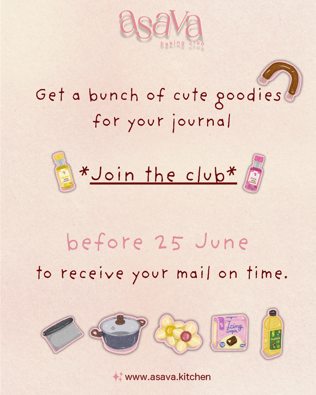 Asava Baking Club (Monthly Subscription)