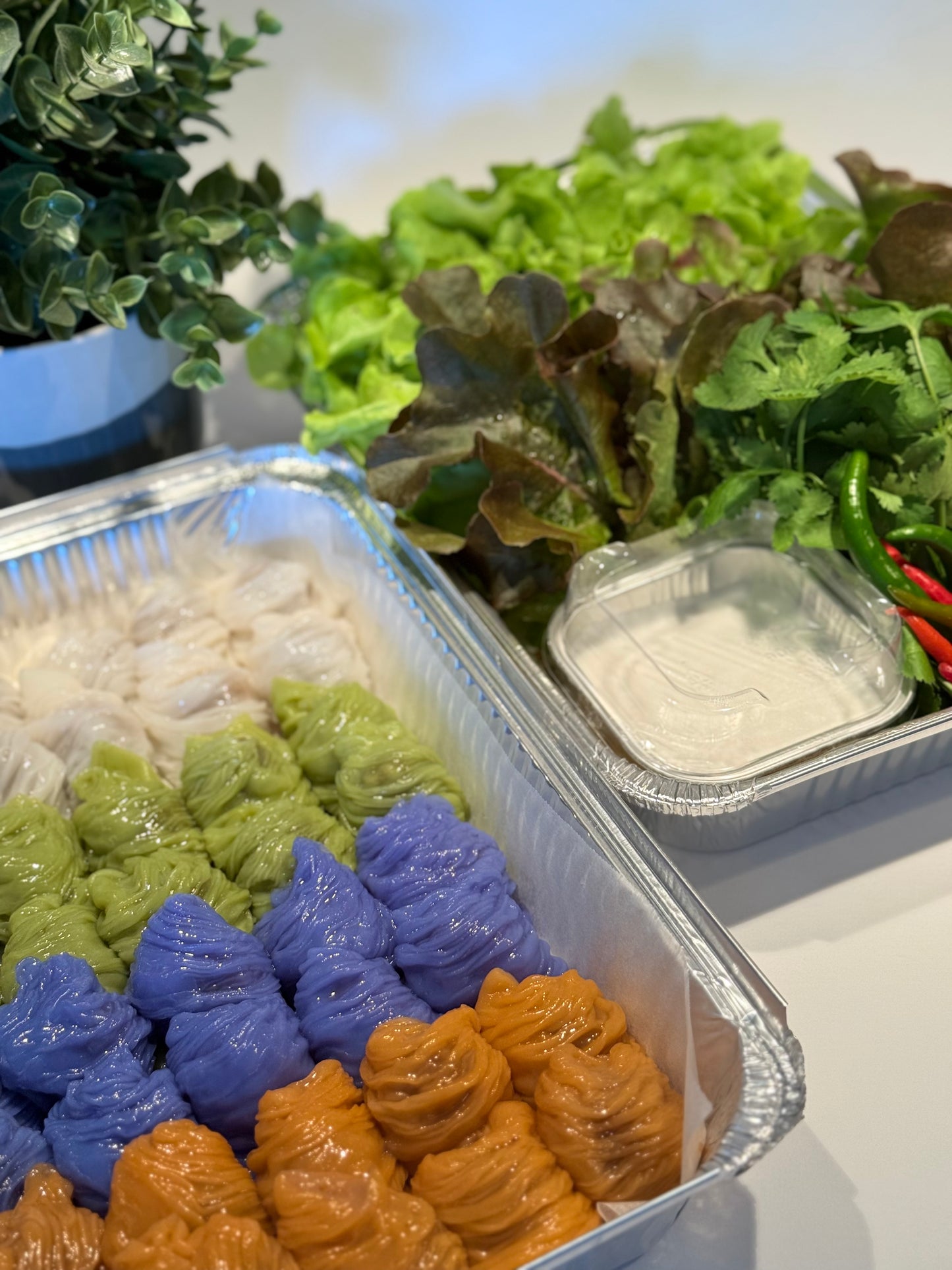 Thai Steamed Rice Dumplings (Catering)