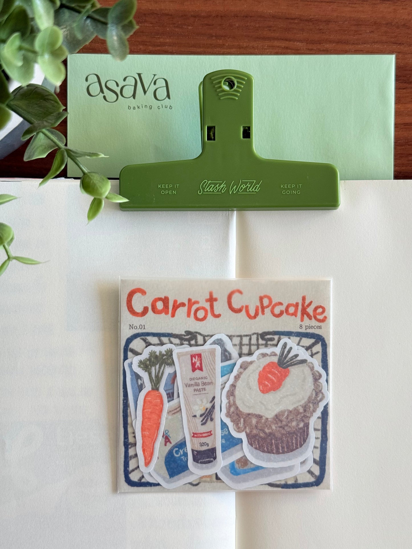 Sticker Pack No.01 - Carrot Cupcake (Large)