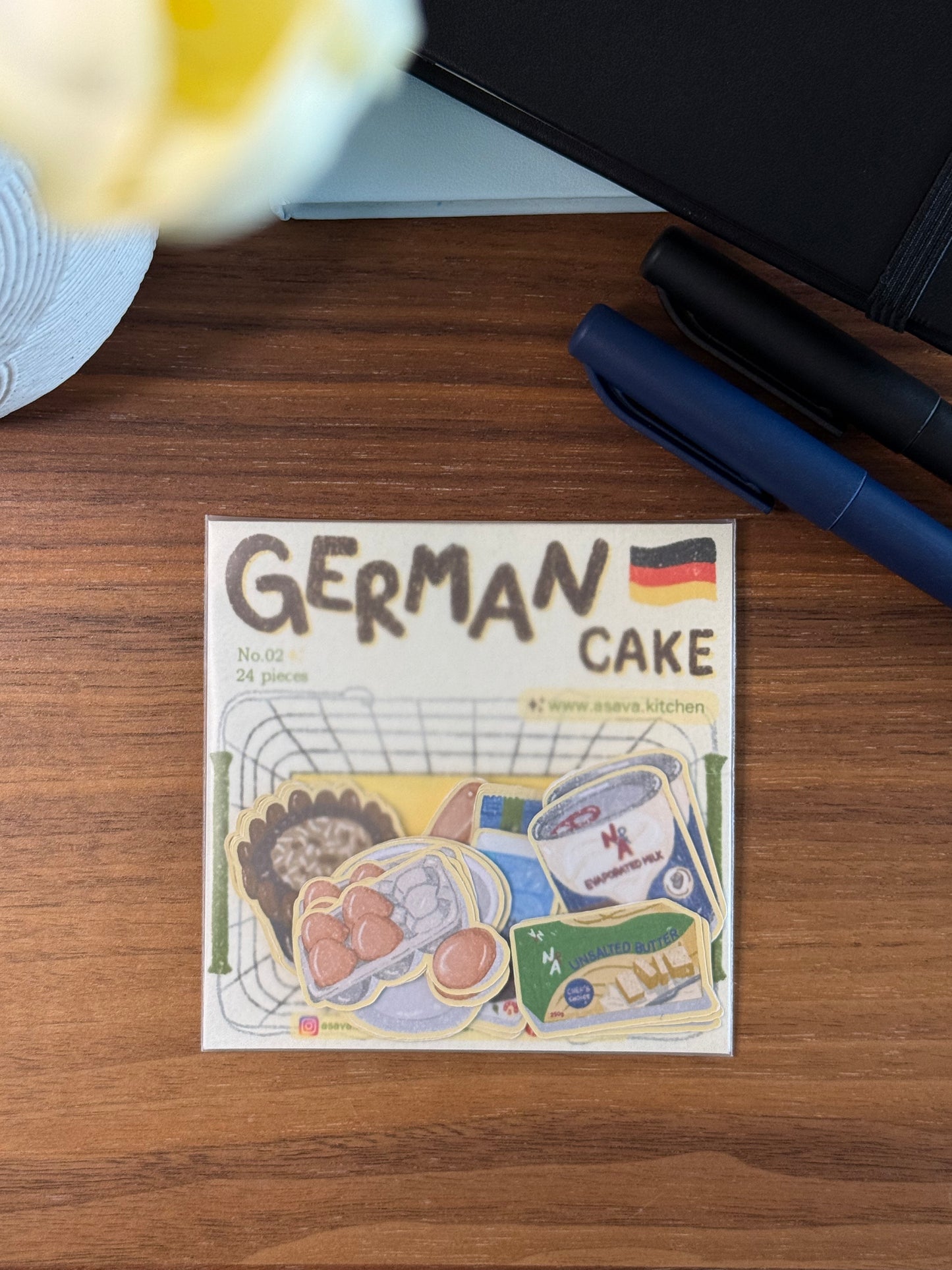 Sticker Pack No.02 - German Cake (Small)