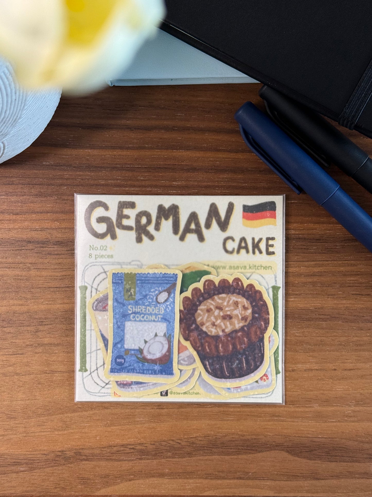 Sticker Pack No.02 - German Cake (Large)